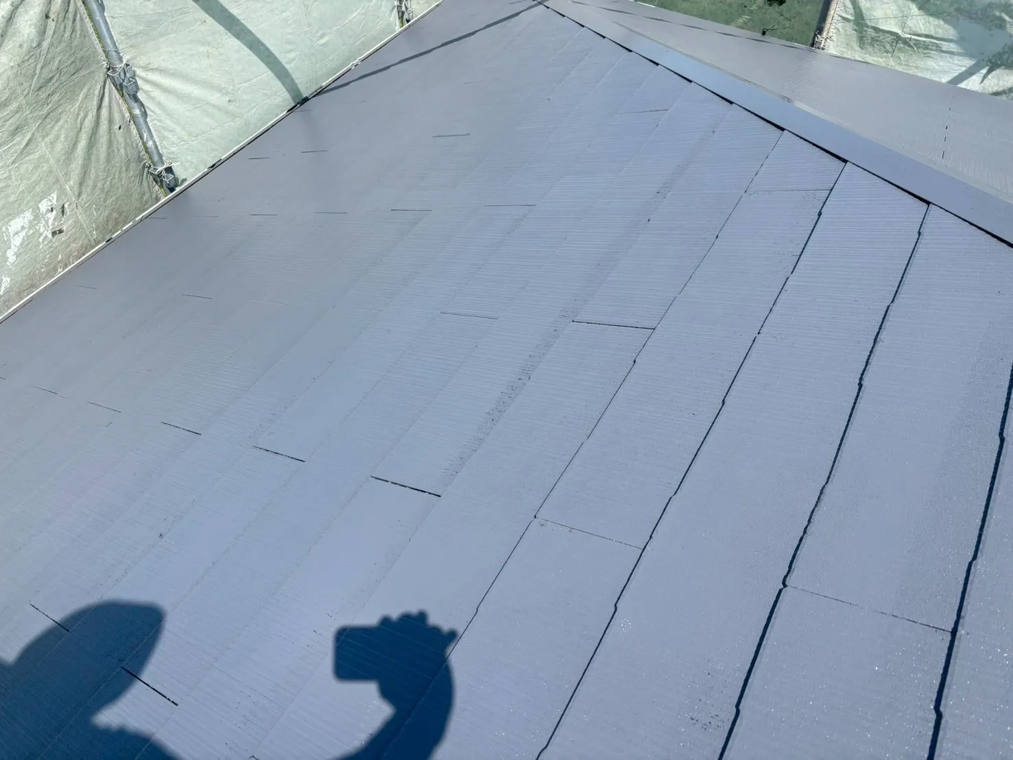 大垣市のお客様の施工後の屋根写真②