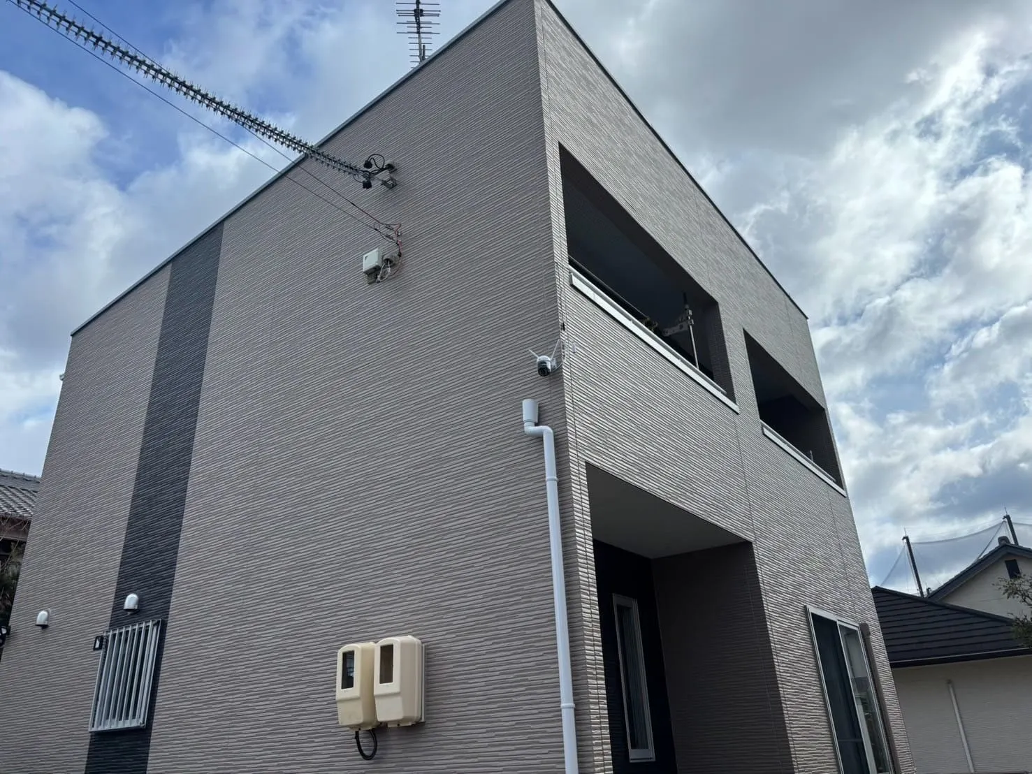 岐阜市正木のお客様の施工後の外壁写真