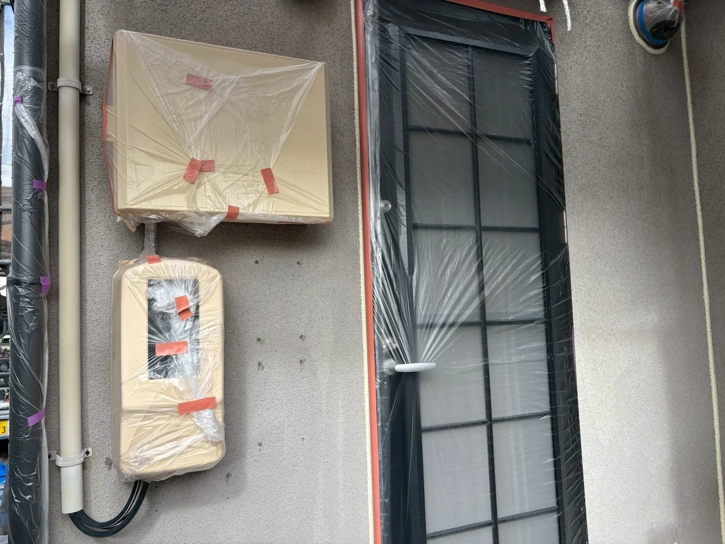 関市にて外壁塗装塗り替え【ジョリパット下地】がスタートしました！