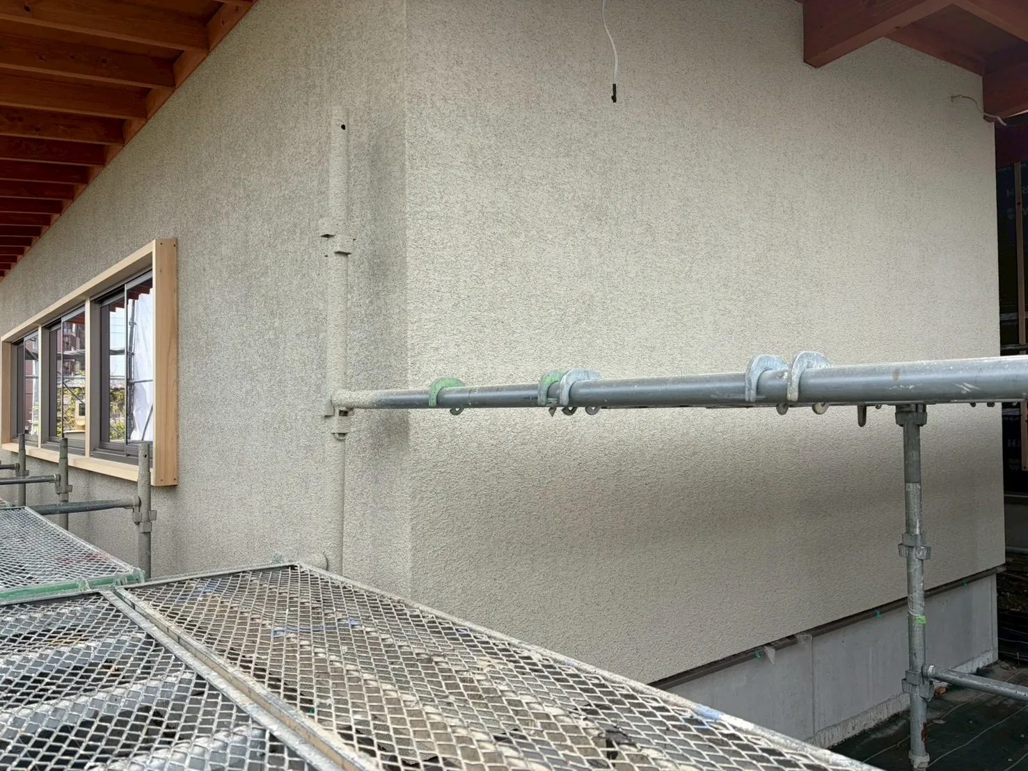 【岐阜県大垣市】新築住宅｜ジョリパット仕上げ（ミックスサンド）