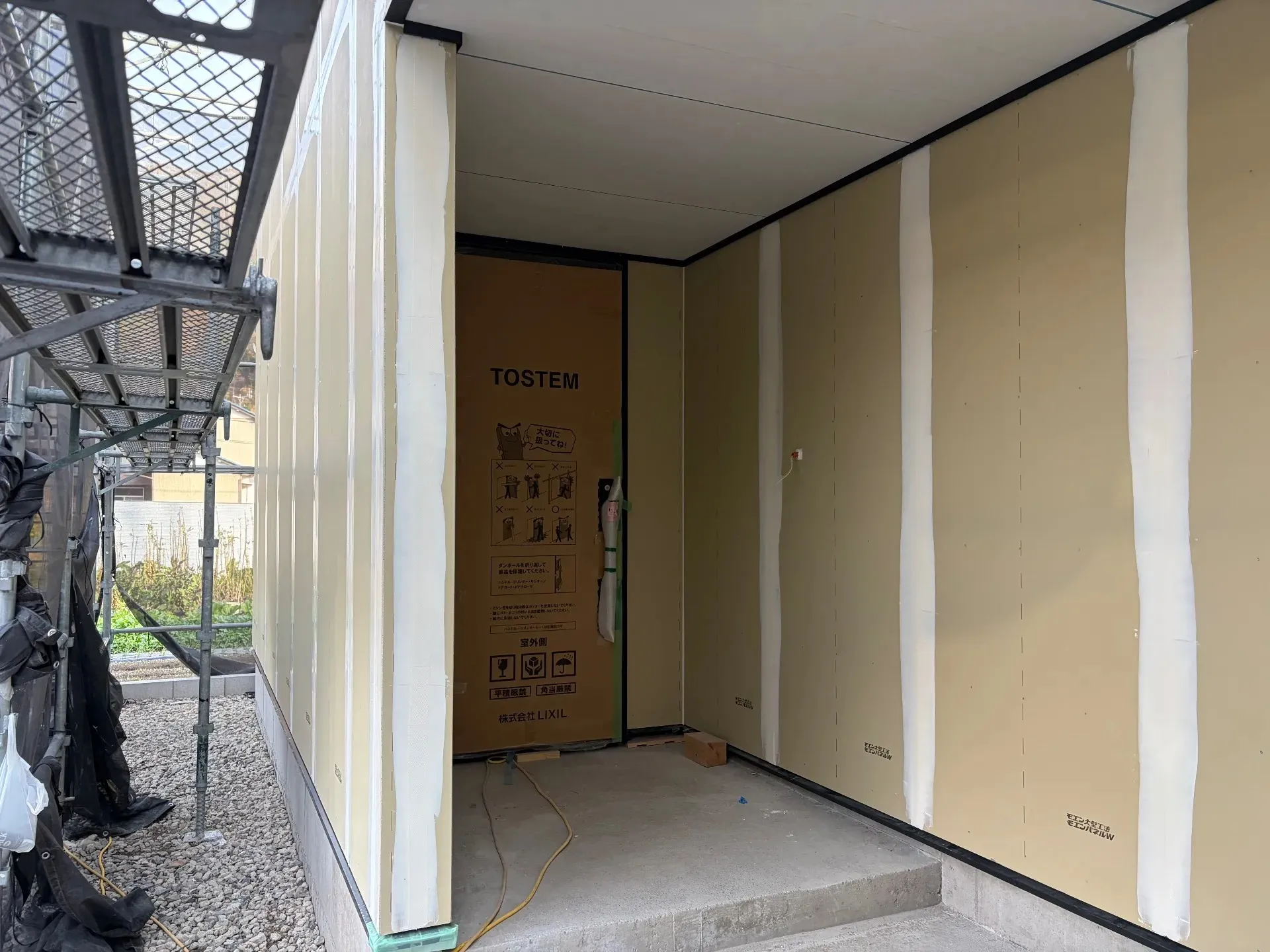 岐阜市ジョリパット大壁工法パテ処理JF900Aの施工事例